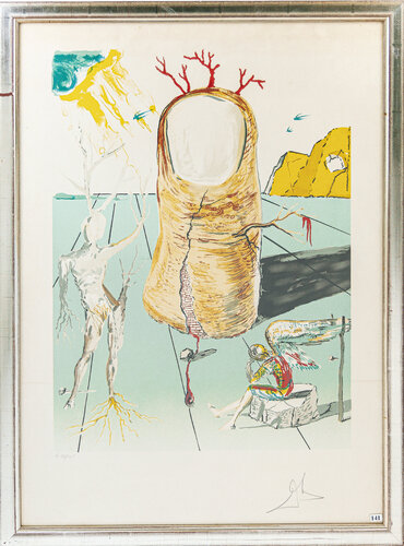#The thumb, the vision of the angel of Cap Creus par Salvador Dalí, Peinture en vente sur Singulart