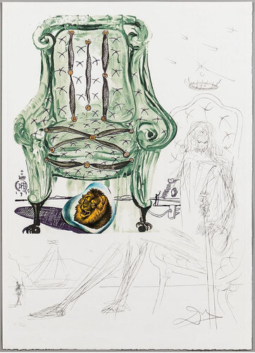 Breathing Pneumatic Armchair (Imagination & Objects of the Future Portfolio) par Salvador Dalí, Édition en vente sur Singulart