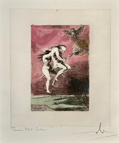 Los Incas Peludos Del Atardecer par Salvador Dalí, Édition en vente sur Singulart