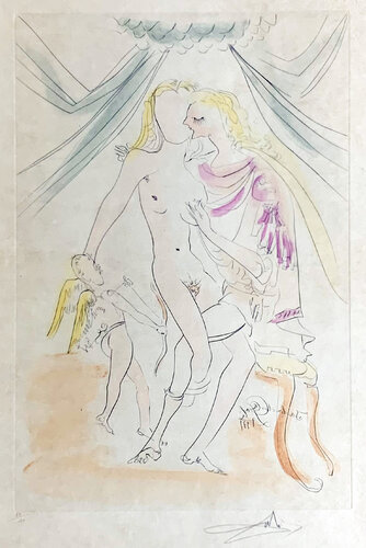 (from Mythologique nouvelle)  Vénus, Mars et Cupidon par Salvador Dalí, Édition en vente sur Singulart