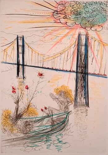 Golden Gate Bridge par Salvador Dalí, Édition en vente sur Singulart