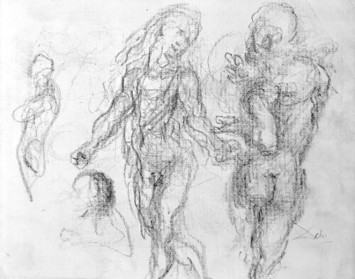 Study of Characters van Salvador Dalí, Werk op papier te koop op Singulart