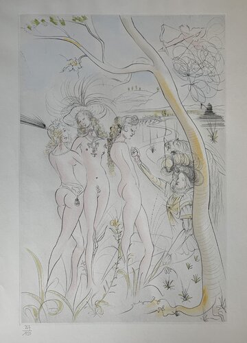 Le Jugement de Paris (Judgement of Paris) par Salvador Dalí, Édition en vente sur Singulart