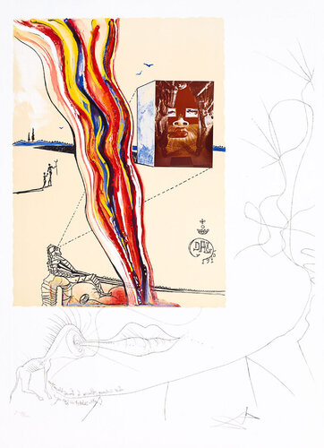 Liquid and Gaseous Television (Imaginations and Objects of the Future) van Salvador Dalí, Afdruk te koop op Singulart