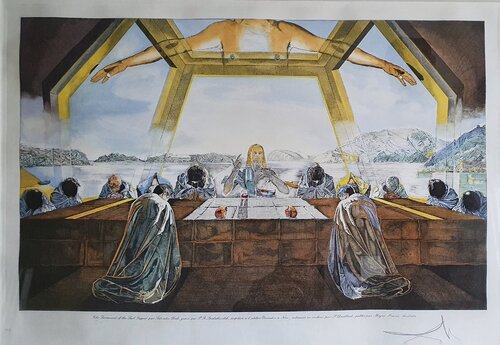 The sacrament of the last supper van Salvador Dalí, Afdruk te koop op Singulart