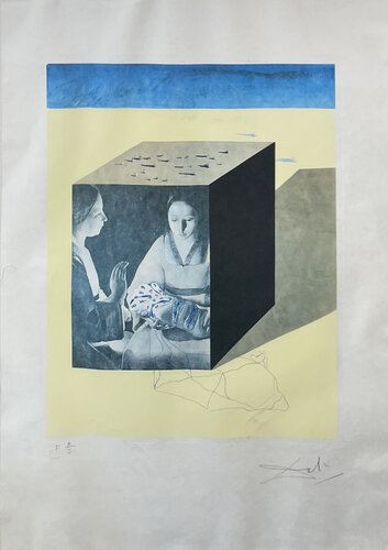 Caring for a Surrealistic Watch (Attention pour une contemplation Surréaliste) di Salvador Dalí, Stampa in vendita su Singulart