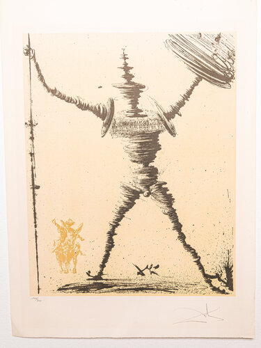 Don Quixote of La Mancha di Salvador Dalí, Pittura in vendita su Singulart
