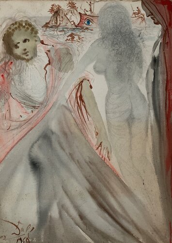 Il•lustració per al projecte de llibre L’Odissea d’Homer di Salvador Dalí, Altri media in vendita su Singulart