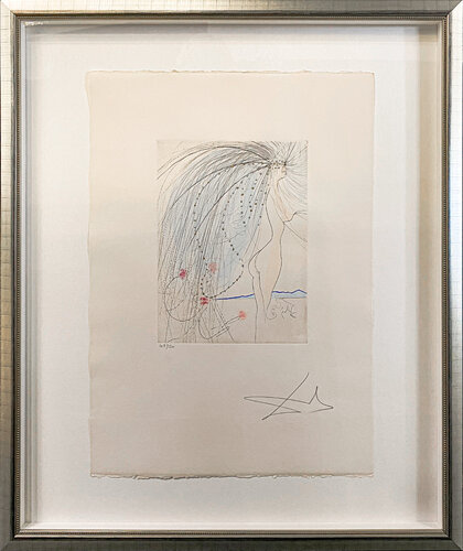 Diane de Poitiers par Salvador Dalí, Œuvre sur papier en vente sur Singulart