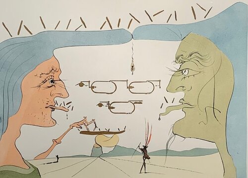 The Telegraph, Wireless par Salvador Dalí, Édition en vente sur Singulart