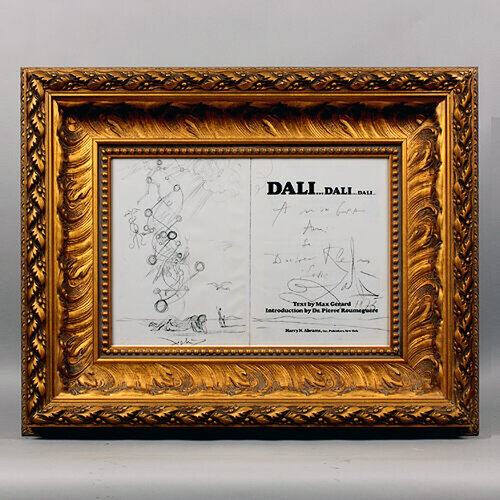 Dali & DNA (Dedicated Drawing) par Salvador Dalí, Œuvre sur papier en vente sur Singulart