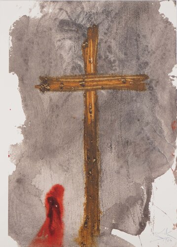 Le crucifix, Lithographie signée by Salvador Dalí, Print for Sale on Singulart
