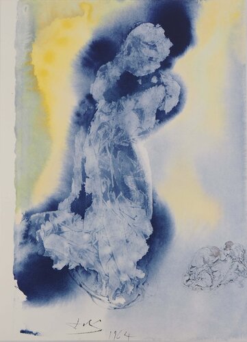 L'élévation, Lithographie signée von Salvador Dalí, Druck kaufen auf Singulart