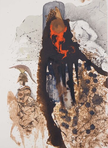 Les romains, Lithographie signée de Salvador Dalí, Impresión a la venta en Singulart
