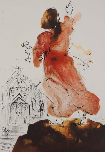 Biblia Sacra : Saint Pierre et les clés von Salvador Dalí, Druck kaufen auf Singulart