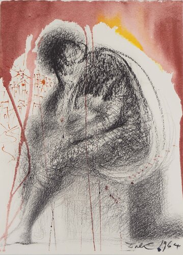 Le Penseur, Lithographie signée di Salvador Dalí, Stampa in vendita su Singulart