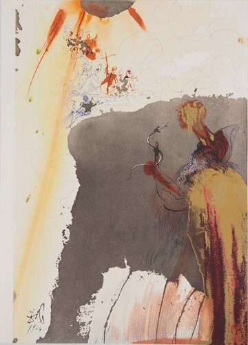 Le Jaillissement de l’Eau, Lithographie originale signée de Salvador Dalí, Impresión a la venta en Singulart
