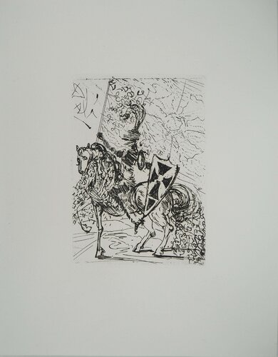 Cinq portraits espagnols, El Cid par Salvador Dalí, Édition en vente sur Singulart