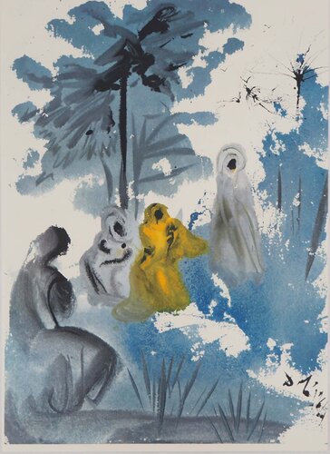 La Sainte Famille, Lithographie signée di Salvador Dalí, Stampa in vendita su Singulart