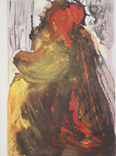 La Prière de David, Lithographie signée di Salvador Dalí, Stampa in vendita su Singulart