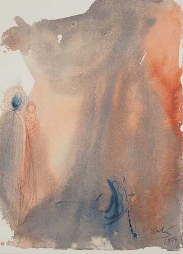 Vierge à l’enfant, Lithographie signée di Salvador Dalí, Stampa in vendita su Singulart