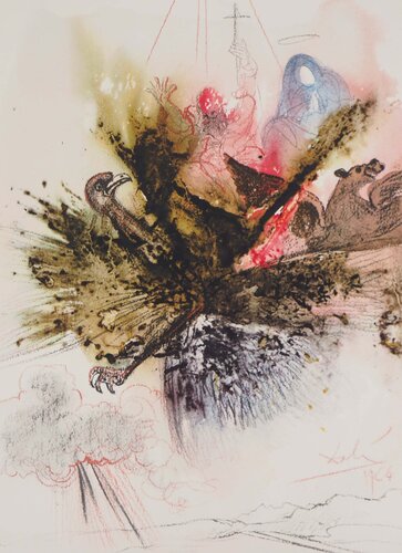 Biblia Sacra : La chasse des démons di Salvador Dalí, Stampa in vendita su Singulart