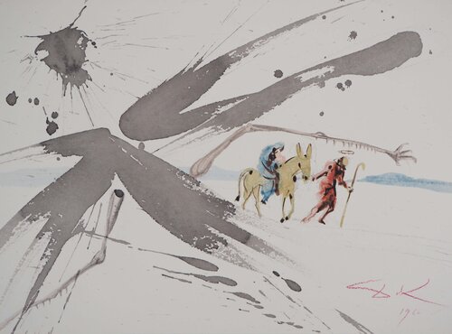 Biblia Sacra : La Fuite hors d'Égypte par Salvador Dalí, Édition en vente sur Singulart