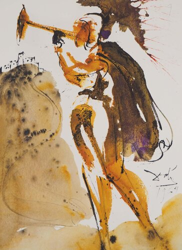 Les Trompettes de Sion, Lithographie signée de Salvador Dalí, Impresión a la venta en Singulart