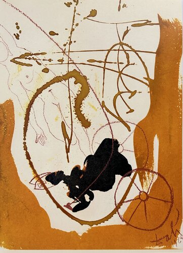 Elijah By Means Of Whirlwind On A Chariot Of Fire (from Biblia Sacra) van Salvador Dalí, Afdruk te koop op Singulart