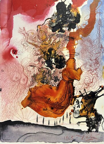 A Corpse In The Tomb Of Elijah (from Biblia Sacra) par Salvador Dalí, Édition en vente sur Singulart