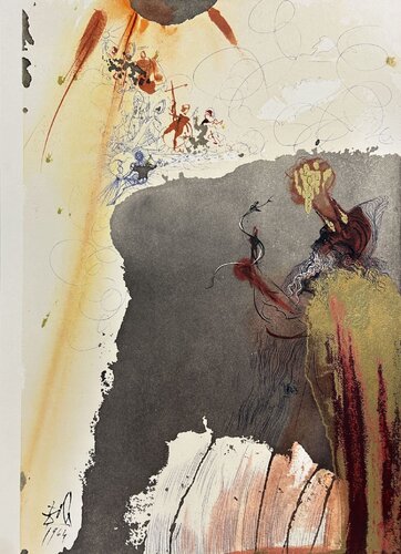 Water Came Out Of The Rock (from Biblia Sacra) by Salvador Dalí, 版畫 for Sale on Singulart