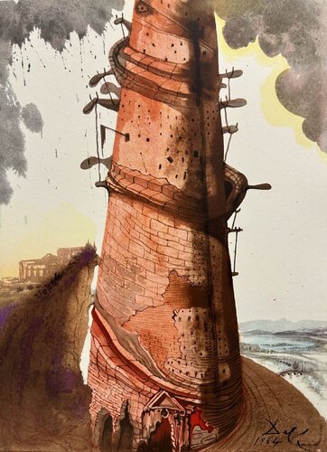 The Tower Of Babel (from Biblia Sacra) by Salvador Dalí, Print for Sale on Singulart