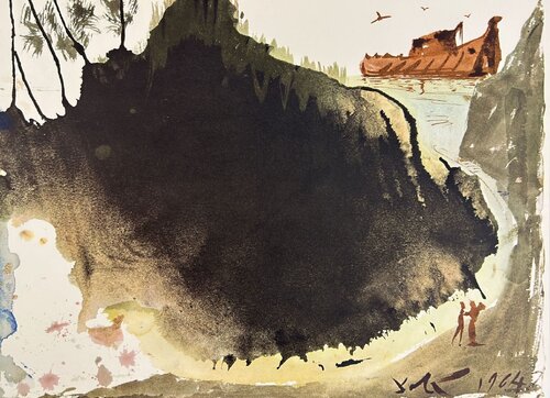 Flood Waters Over Earth (from Biblia Sacra) by Salvador Dalí, 版畫 for Sale on Singulart