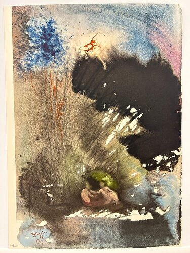 Man And Woman In The Garden Of Pleasure (from Biblia Sacra) par Salvador Dalí, Édition en vente sur Singulart