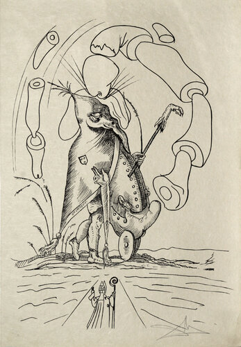 Untitled from ""Les Songes Drolatiques de Pantagruel"" par Salvador Dalí, Édition en vente sur Singulart