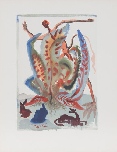 Purgatory Canto 23 from the Divine Comedy di Salvador Dalí, Stampa in vendita su Singulart