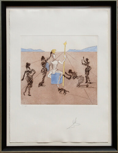 The Golden Helmet of Mandrino par Salvador Dalí, Édition en vente sur Singulart