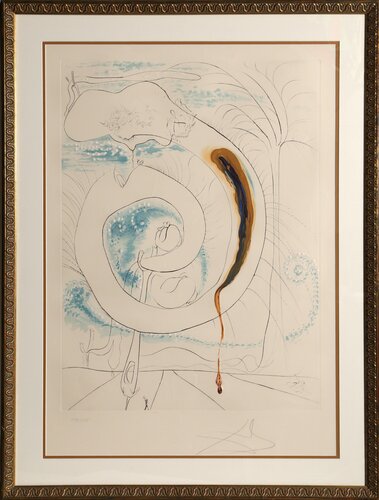 Le cercle visceral du Cosmos from La Conquete du Cosmos by Salvador Dalí, Print for Sale on Singulart