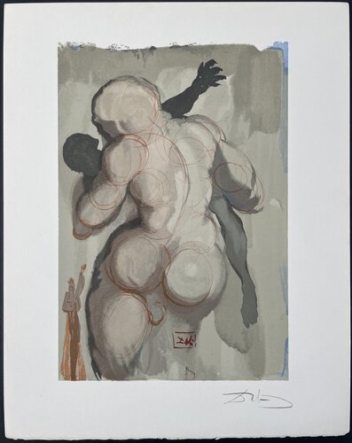 Divine Comedie Purgatory Canto 6-1 van Salvador Dalí, Afdruk te koop op Singulart