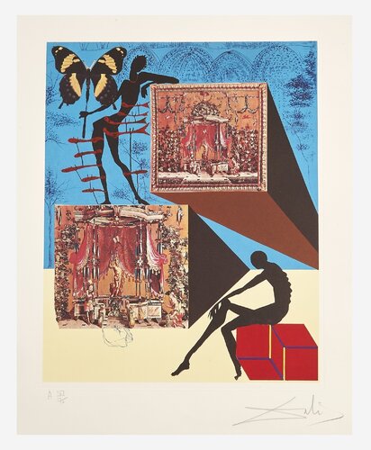Dressed in the Nude in the Surrealist Fashion  by Salvador Dalí, Print for Sale on Singulart