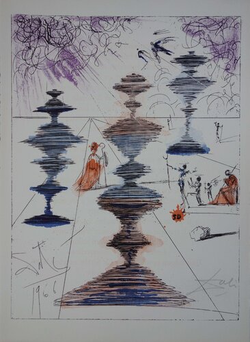 Le Philosophe Scythe di Salvador Dalí, Stampa in vendita su Singulart