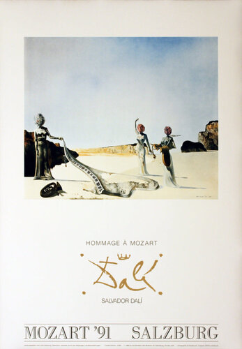 Hommage a Mozart Festival,. Salzburg, Austria von Salvador Dalí, Druck kaufen auf Singulart