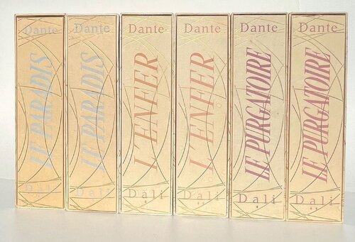 Divine Comédie - complet set of 6 volumes / 100 woodcuts van Salvador Dalí, Werk op papier te koop op Singulart