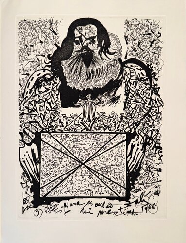 Portrait of Signatures von Salvador Dalí, Druck kaufen auf Singulart