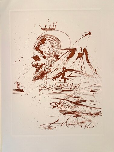 Study for a Dream (Sanguine) de Salvador Dalí, Impresión a la venta en Singulart