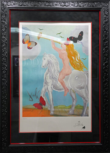 LADY GODIVA WITH BUTTERFLIES par Salvador Dalí, Édition en vente sur Singulart