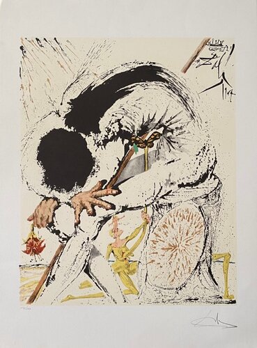 Don Quichotte Overwhelmed by Salvador Dalí, Print for Sale on Singulart