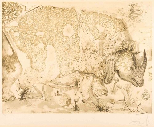 Le Rhinoceros par Salvador Dalí, Édition en vente sur Singulart