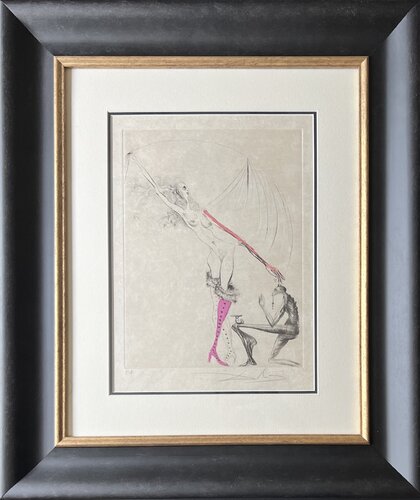 Salvador Dalì (1904-1989) - Hand-watercolored drypoint etching on Japanese paper - 1969. von Salvador Dalí, Druck kaufen auf Singulart