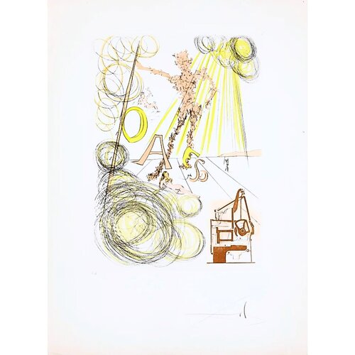 La Linotype (from Hommage à Léonardo da Vinci)  by Salvador Dalí, Print for Sale on Singulart